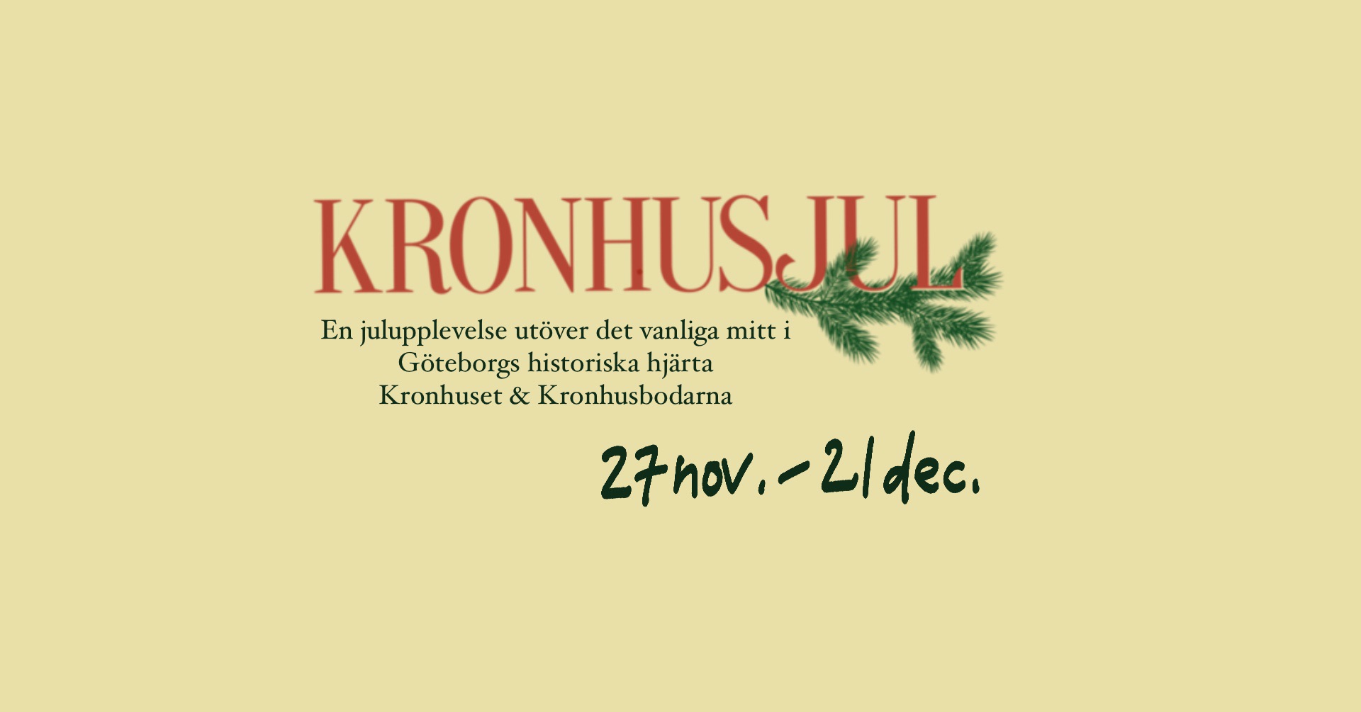 Banner för evenemanget